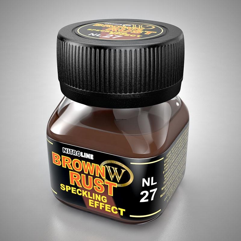 NL-27 Жидкая ржавчина коричневая. спеклинг эффект