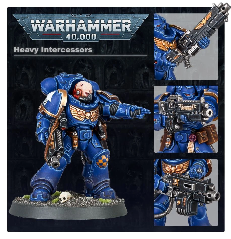 48-95GW Набор Космодесант. Тяжелые Заступники (Space Marines. Heavy Intercessors)