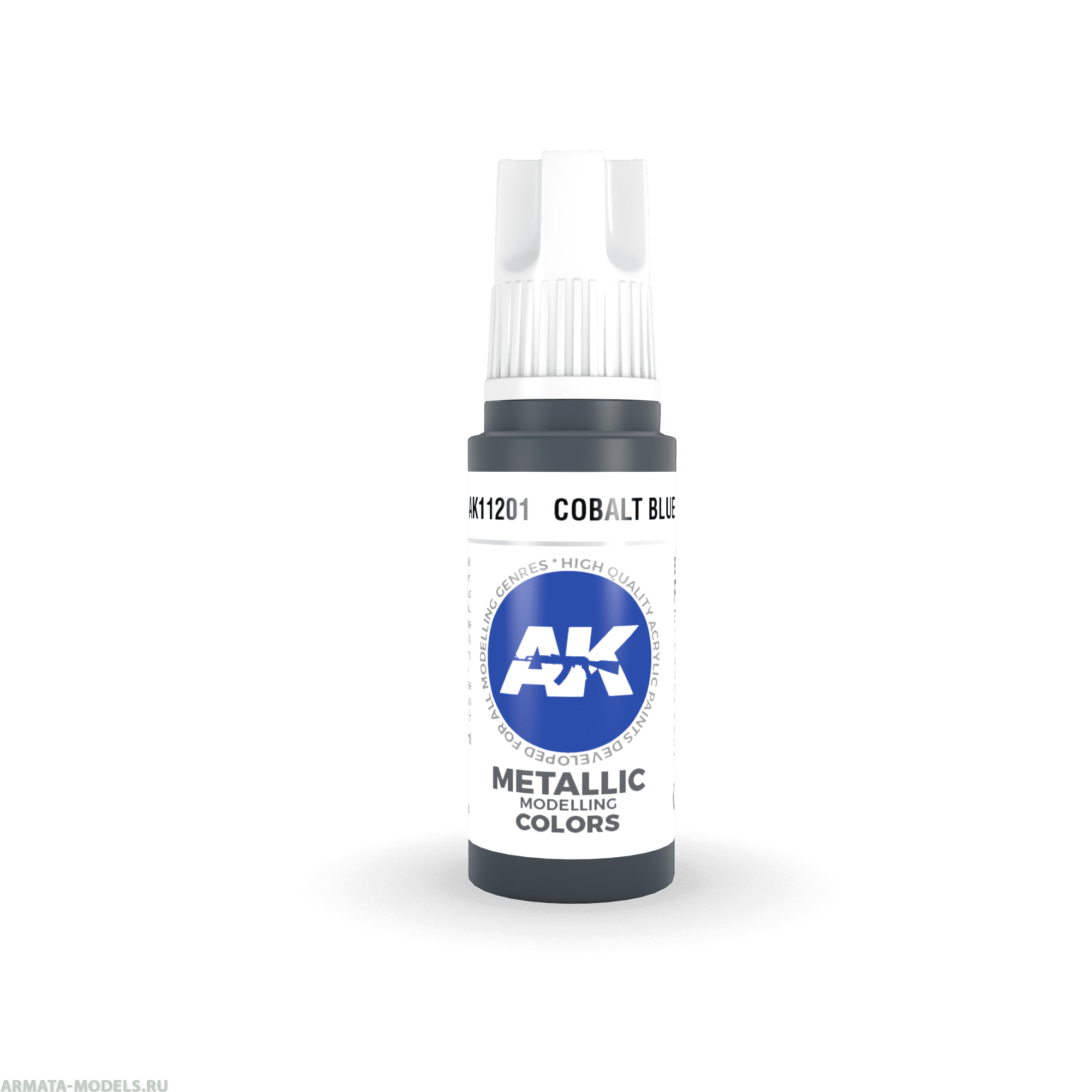 AK11201 Краска акриловая Cobalt Blue 17ml