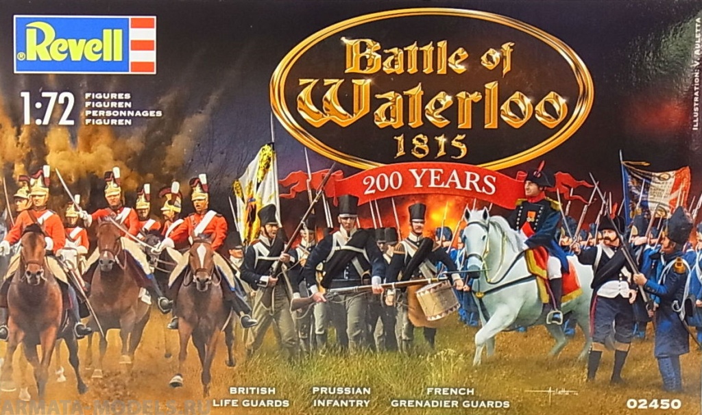 02450 Фигуры Сражение при Ватерлоо 1815 Revell