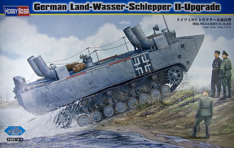 82462 Амфибия German Land-Wasser-Schlepper II-Upgraded Hobby Boss