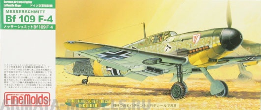 FL 2 Самолёт  Messerschmitt Bf109 F-4 Fine Molds