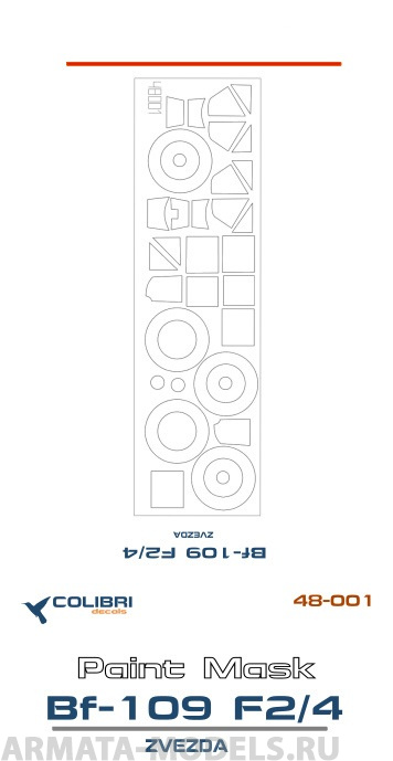 M 48001CD Bf-109 F2/4 (Zvezda)
