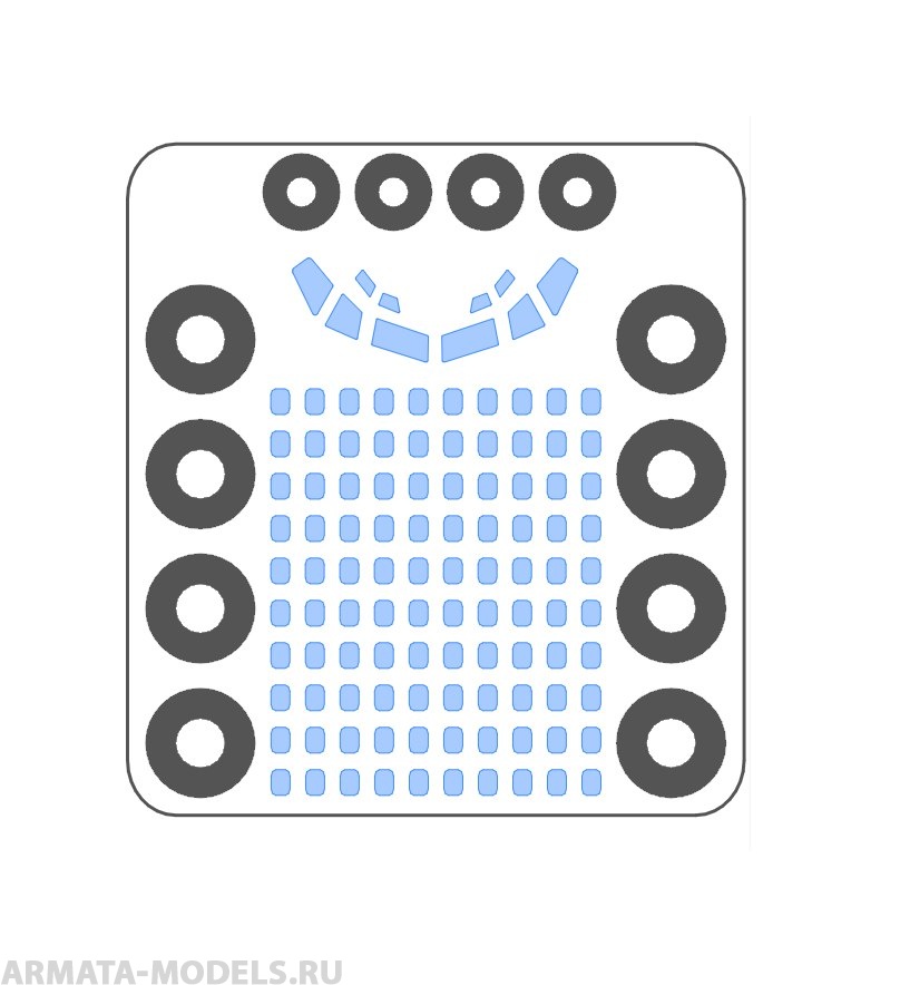 AM144112 Маска окрасочная для Boeing-737 Звезда
