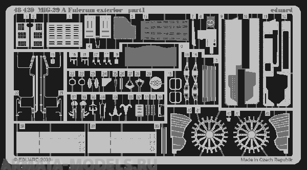 48429ED MiG-29A Fulcrum exterior