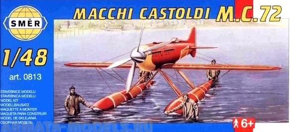 0813SM Самолёт  Macchi M.C. 72 (1:48) Smer