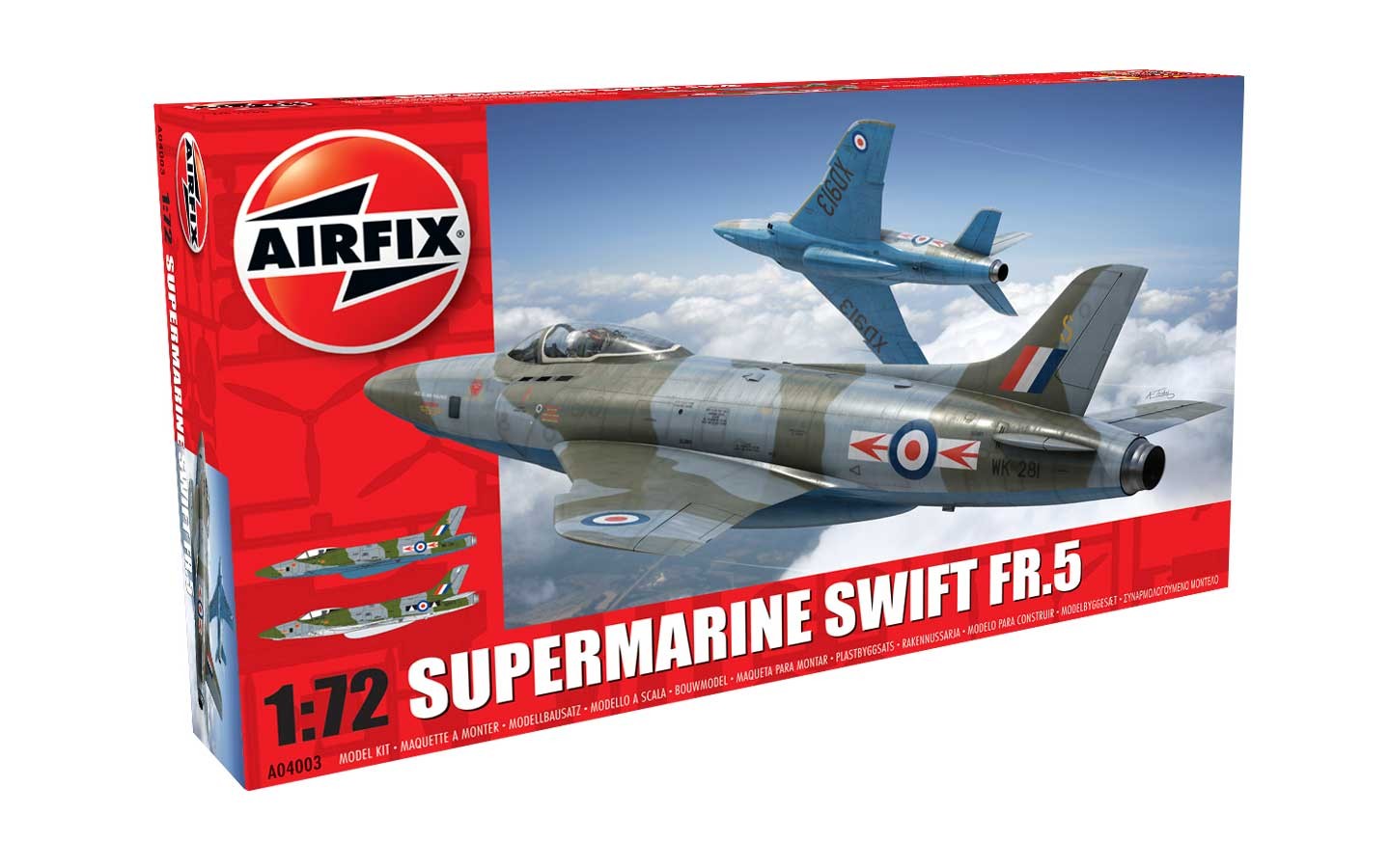 A04003 Самолет Supermarine Swift FR.5 1:72 Airfix
