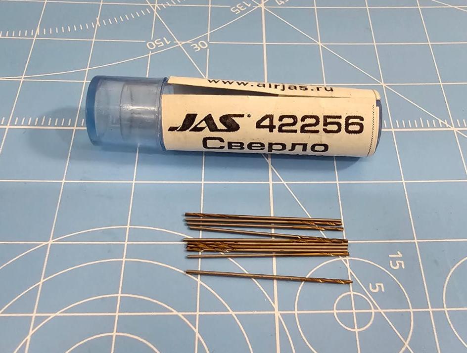 42256J Мини-сверло, диаметр 0,46-0,51 мм, HSS 4241, титановое покрытие, 10 шт./уп.