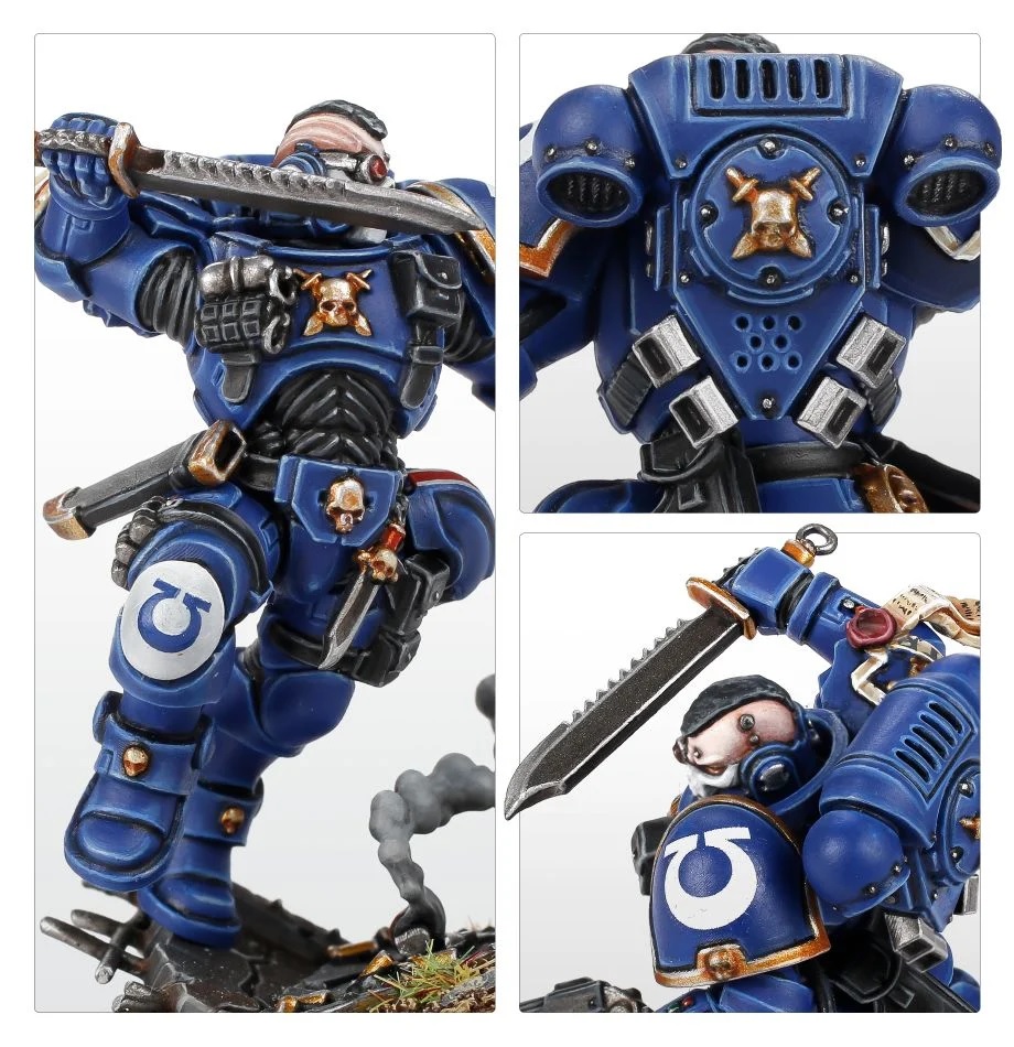48-64GW Набор Космодесант. Примарис Лейтенант в броне Фобос (Space Marines Primaris Lieutenant in Phobos Armour)