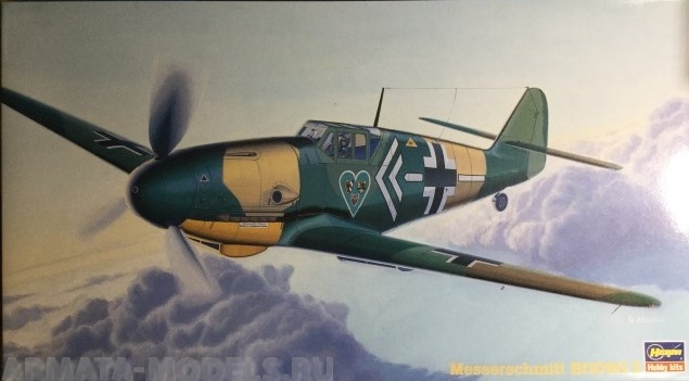 09129 Самолет  Messerschmitt Bf109G-2 Hasegawa