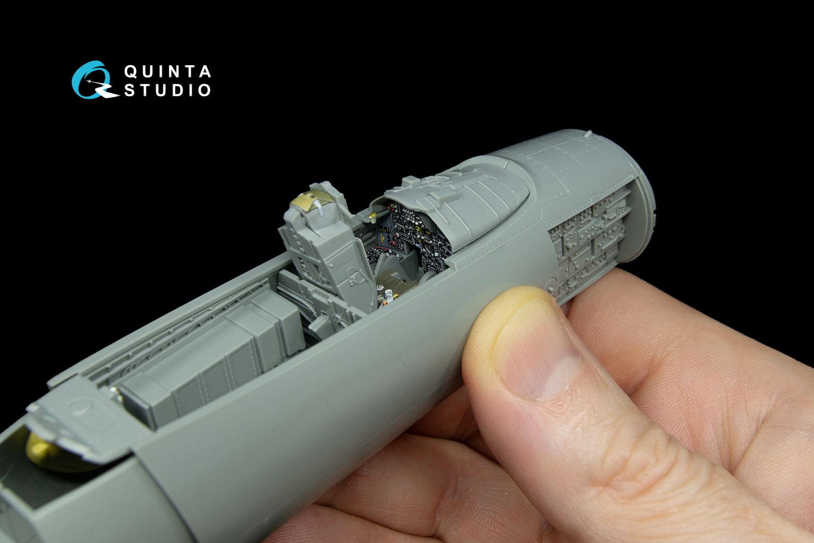 QD48038 1:48 3D Декаль интерьера кабины  F-15A (для модели GWH)