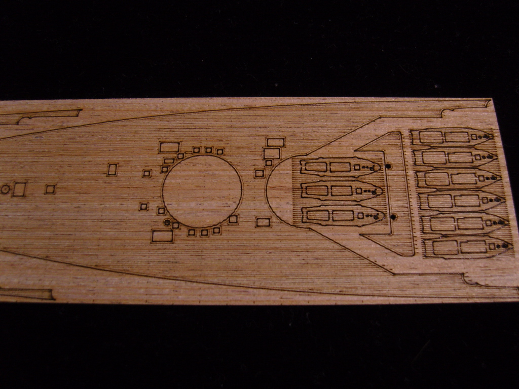 AW20034 Деревянная палуба для IJN AMAGI