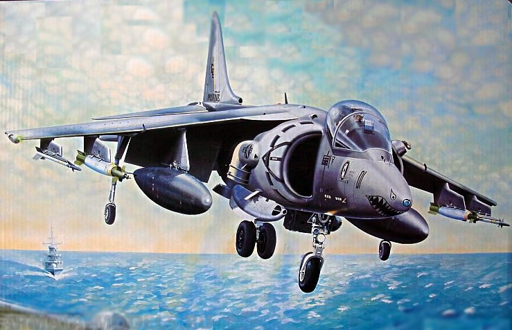 02229 Самолет  AV-8B Харриер II Trumpeter