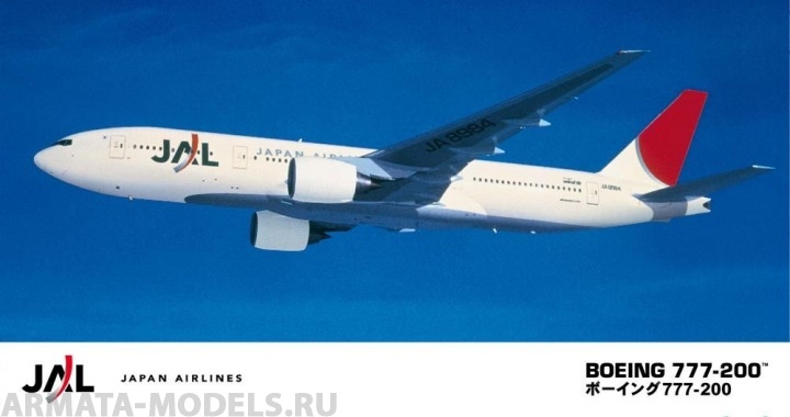 10703 Самолет JAL B777-200 Hasegawa