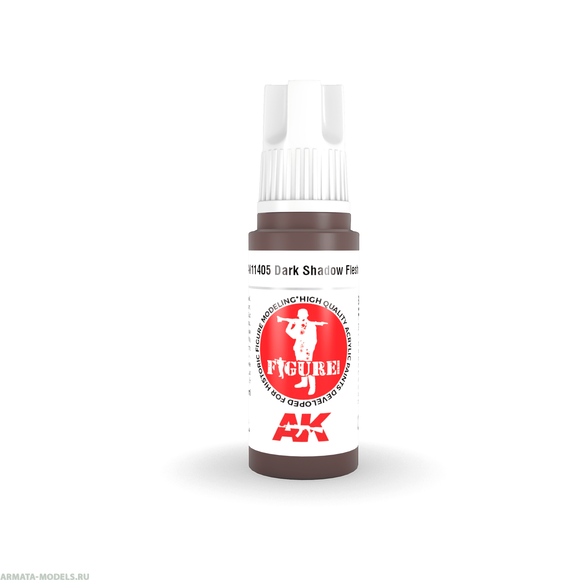 AK11405 Краска акриловая 3Gen Dark Shadow Flesh