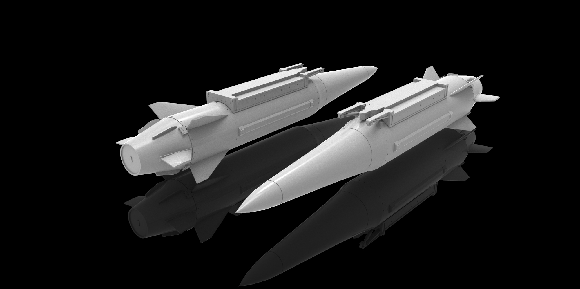 AM4806 Российский гиперзвуковой авиационный ракетный комплекс Х-47М2 Кинжал 1/48 Arma Models