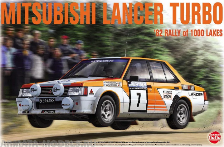 PN24018 Mitsubishi Lancer Turbo 82 Rally Of 1000 Lakes Aoshima