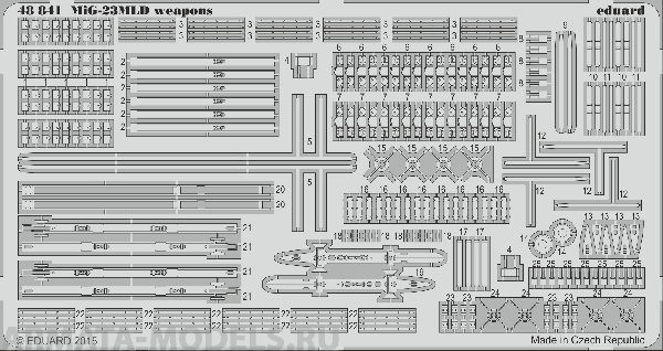 48841ED MiG-23MLD weapons