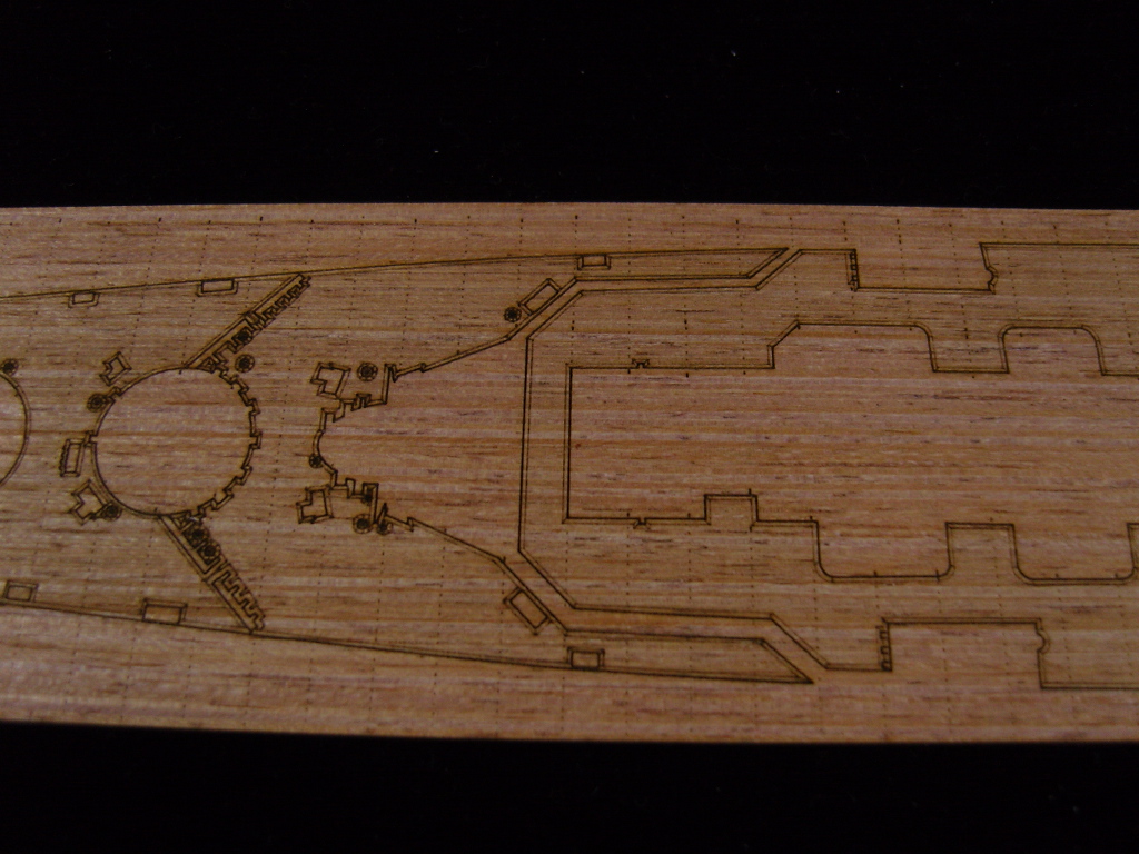 AW20022 Деревянная палуба для HMS HOOD 1931