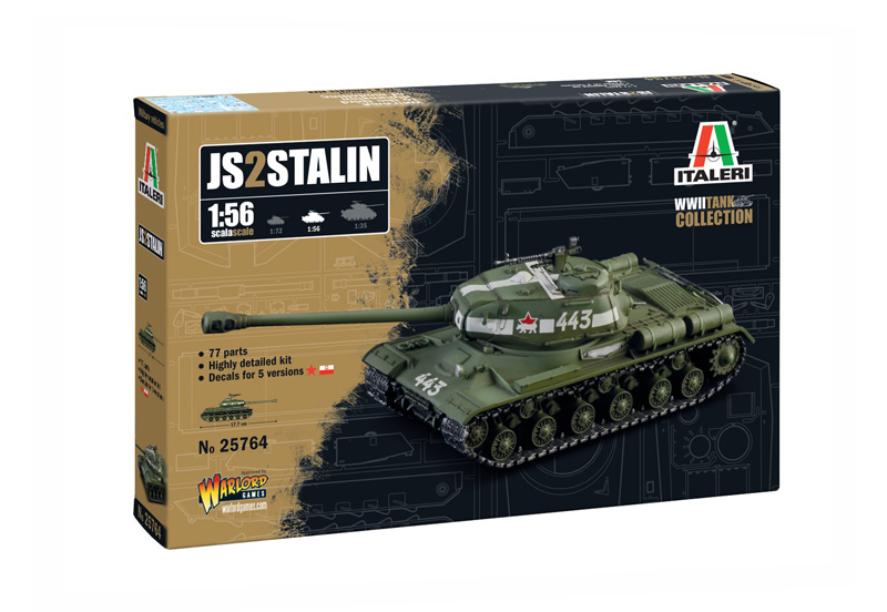 25764ИТ Танк Js-2 Josif Stalin Military 1945 Italeri