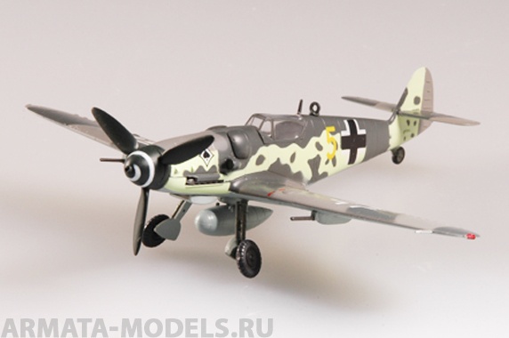 37258EM Самолет Мессершмитт BF-109G-6 JG53 1945 г. Германия Easy Model