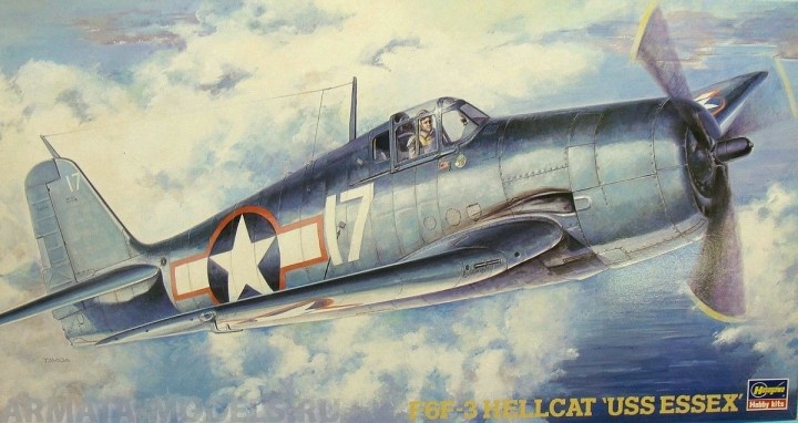 09134 Самолет F6F-3 HELLCAT Hasegawa