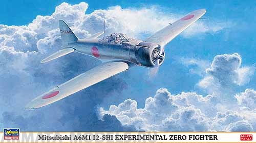 09840 Самолет Mitsubishi A6M1 Zero Fighter Type 21 Hasegawa