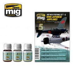 AMIG7418 Ammo Mig Набор для создания реалистичных эффектов WW II JAPANESE AIRPLANES