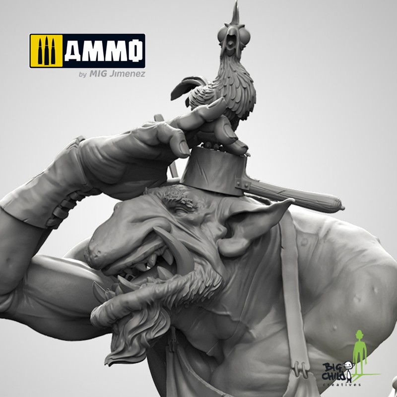 BCBSBU0004 Бюст Ugg the Chicken Quest BIG CHILD