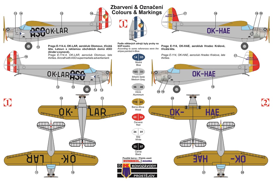 KPM0093 Praga E-114B Air Baby KP Models