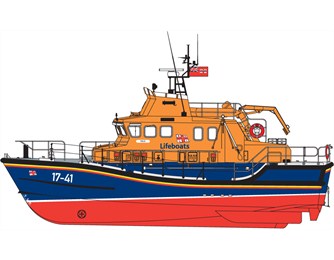 A07280 Спасательный катер  RNLI Severn Class Lifeboat Airfix