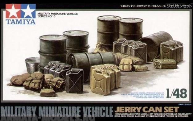 32510T Набор немецких бочек, канистр, рюкзаков Tamiya