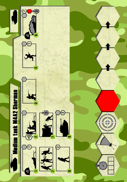 6263 Американский танк Шерман Звезда