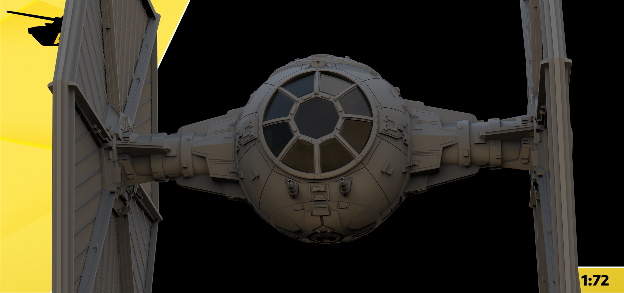 AM72480 Истребитель Tie Fighter (Сид истребитель) Arma Models