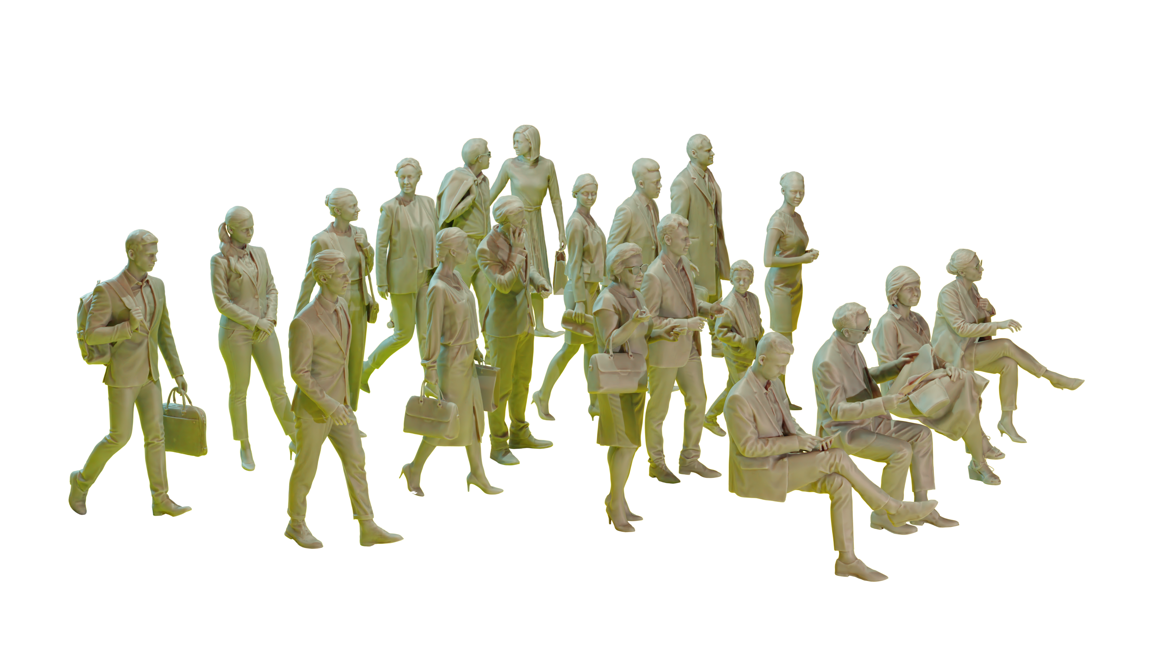 AM14442 Набор фигурок Neo «Пассажиры» 20 шт Arma Models