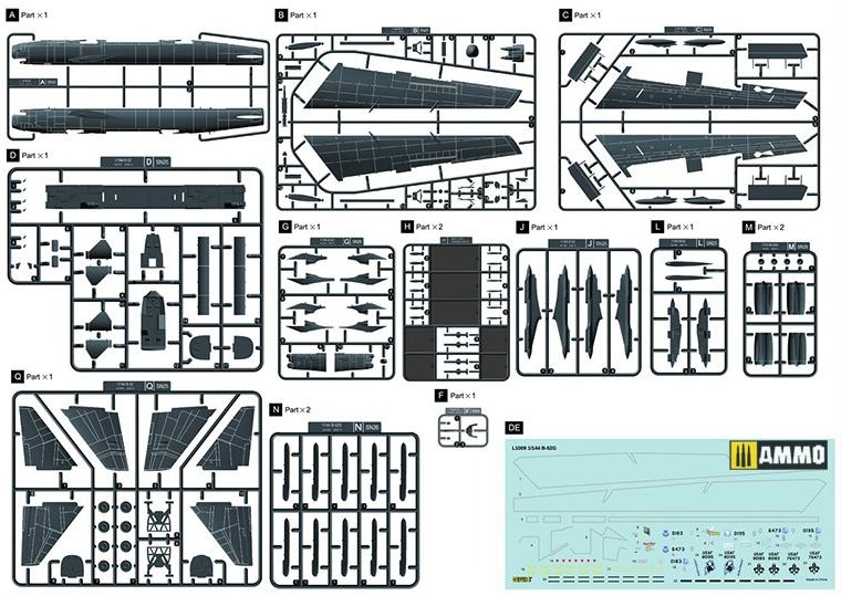 L1009 B-52G Stratofortress Strategic Bomber Great Wall