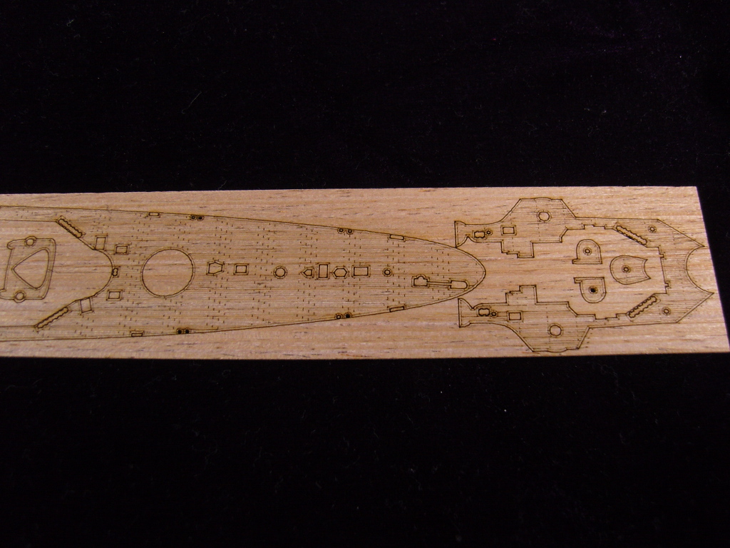 AW20028 Деревянная палуба для DKM Prinz Eugen 1942