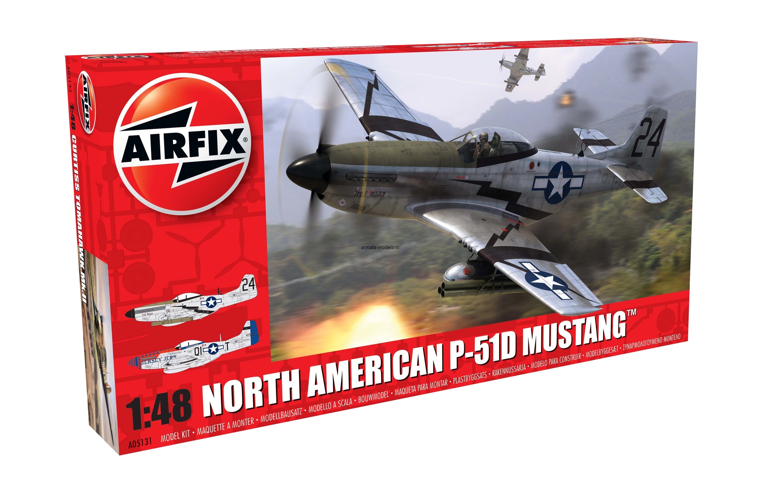 A05131 Сборная модель самолета North American P51-D Mustang