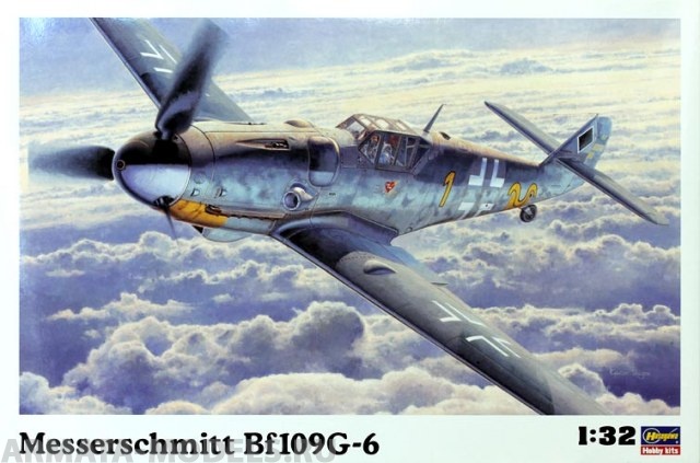 08067 Самолет Messerschmitt BF-109G-6 Hasegawa