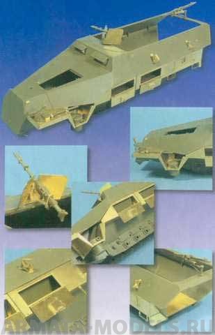 LE35040 Фототравление для Sd.kfz 251 Ausf.D Exterior Detail-Up for AFV Club