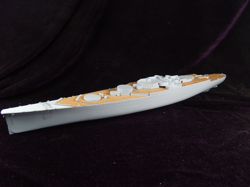 AW50017 Деревянная палуба для 1/400 Jean Bart