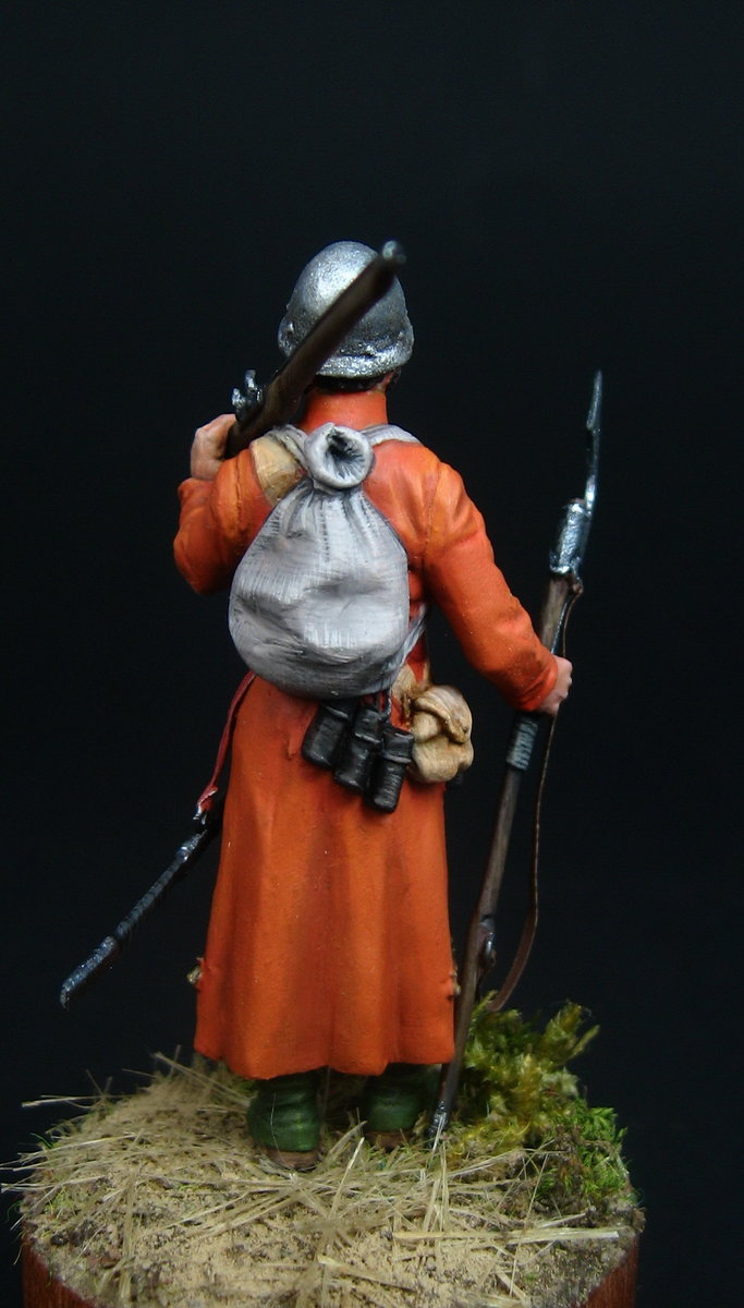 CHM-54102(M). Стрелец, Россия 1670-80 гг. 54 мм. Материал – белый металл Chronos Miniatures