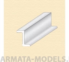 EVG753 Z-профиль пластиковый, 2,5 мм, 4 шт/упак