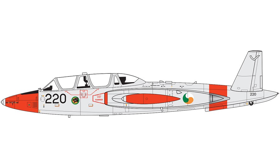 A03050 Сборная модель самолета Fouga CM.170 Magister Airfix