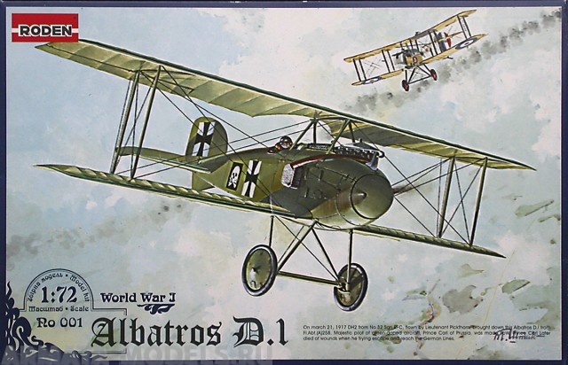 Rod001 Самолет ALBATROS D.I Roden