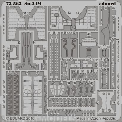 73563  Фототравление Su-24M	  for TRUMPETER kit