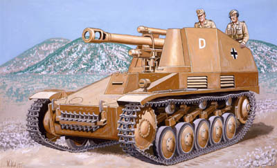 03215 Самоходная гаубица Sd.Kfz. 124 Wespe Revell