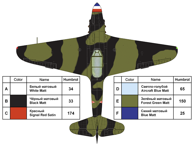 48014 Истребитель Як-9 Марселя Лефевра ARK model