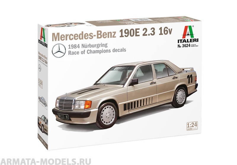 3624ИТ Автомобиль M-Benz 190E 2.3 16v Italeri