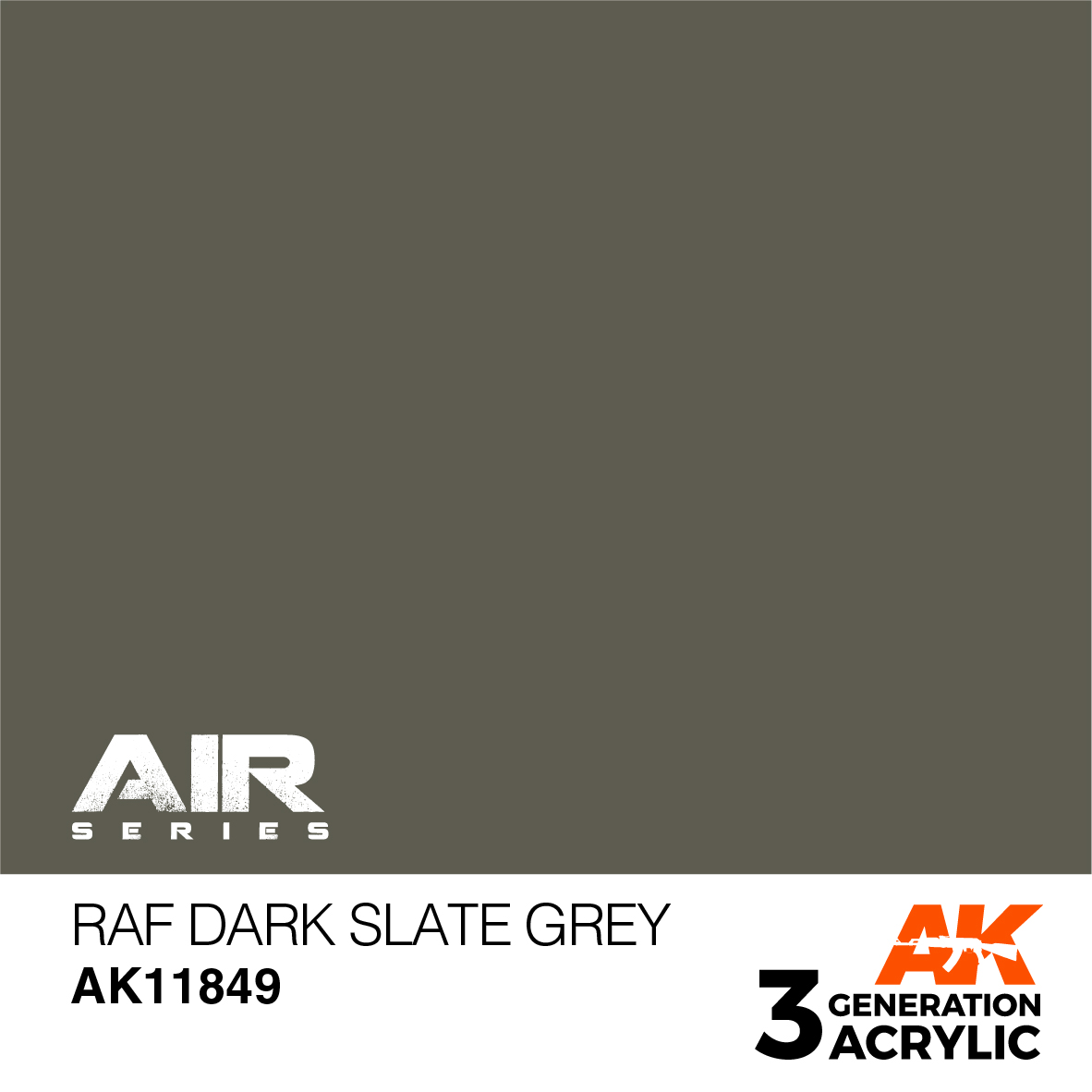 AK11849 Краска акриловая 3Gen RAF Dark Slate Grey